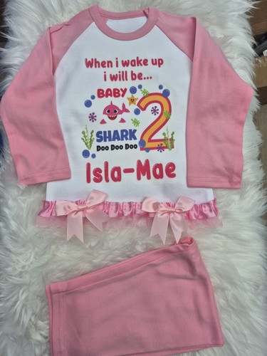Personalised birthday pyjamas - personalised,