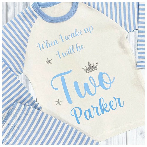Personalised birthday pyjamas - personalised,
