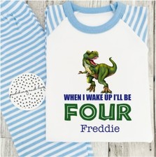 personalised boys dinosaur