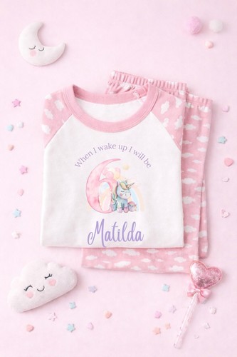 Personalised unicorn pyjama - unicorn,