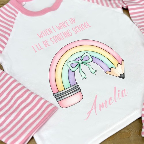 Childrens personalised pjs - personalised,