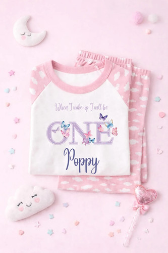 Personalised butterfly pyjama - personalised,