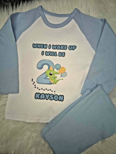 Personalised birthday pyjamas - personalised,