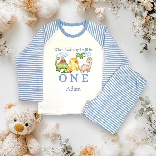 Personalised dinosaur pyjama - personalised,